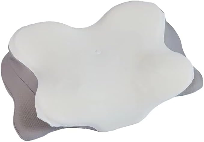 Neck Pillow Patented Contour Design with Premium Memory Foam for Neck Pain Relief Adjustable for All Sleepers