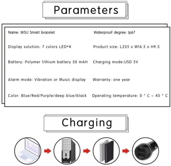 Vibrating Alarm Reminder Watch, Silent Alarm Wristband up to 15 Personal Alarms or Pill Reminders per Day