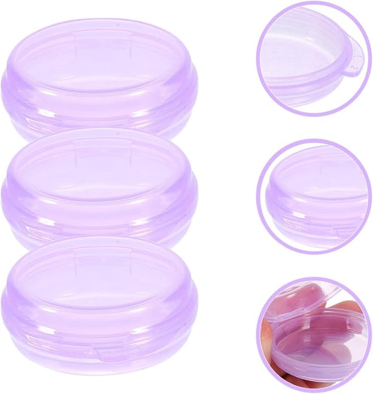 NOLITOY 3pcs Daily Pill Organizer Portable Travel Medication Container Small Vitamin Holder for Travel Office and Outdoor Use Sealed Design for Freshness