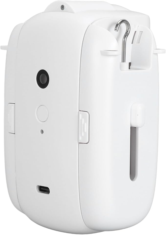 Automatic Curtain Opener, Smart Automatic Curtain Remote Control with APP Voice Control Timer Switch, Built in Temperature Light Sensor Electric Curtain Motor for Home Office