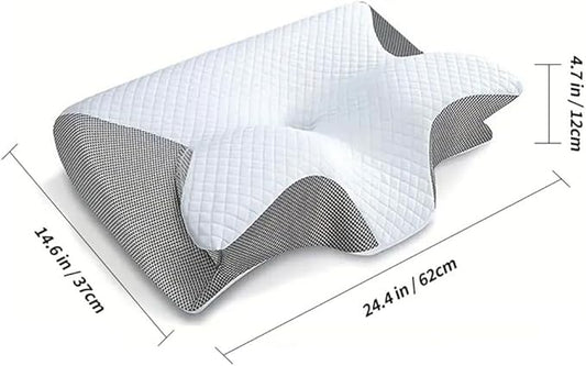 Technology Sleep Apnea Pillow, 2025 New Upgrade Cervical Pillow for Sleep Apnea (White)