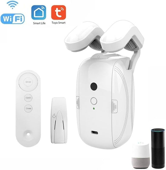 Tuya Smart WIFI Automatic Curtain Opener+Remote Roman Rod Curtains Switch Robot Remote Control for Home