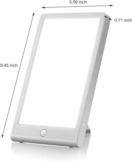 Light Therapy Lamp, UV-Free 10000 Lux Light, Touch Control, Adjustable Brightness Levels, 4 Timer Function, for Home/Office Use