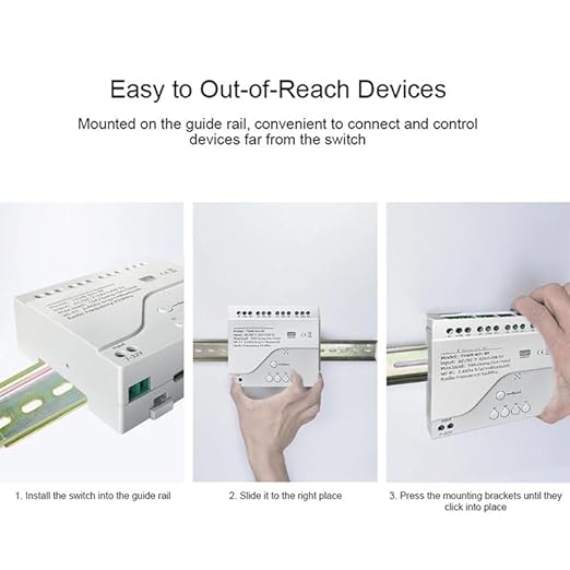 4 Channel Smart WiFi RF Bluetooth Wireless Dry Contact Relay Switch Module,Phone app Remote Control,Compatible with Alexa Google Home (Tuya 4CH 5V AC/DC7-32V)