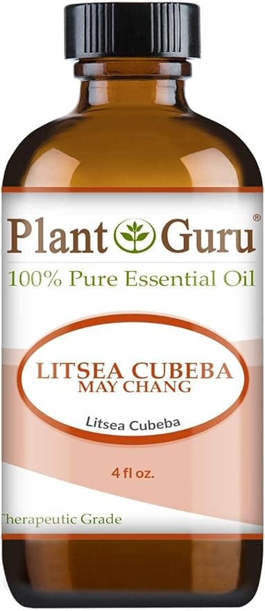 Litsea Cubeba (May Chang) Essential Oil 4 oz. 100% Pure Undiluted Therapeutic Grade.