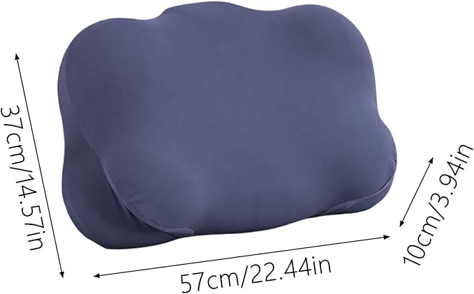 Cloud Pillow - Ergonomic Memory Foam Pillows, Ergonomic Memory Sleep Cloud Pillows for Sleeping, Side Sleepers Pillows with Cooling Breathable Cover for Side, Back Sleepers (White)