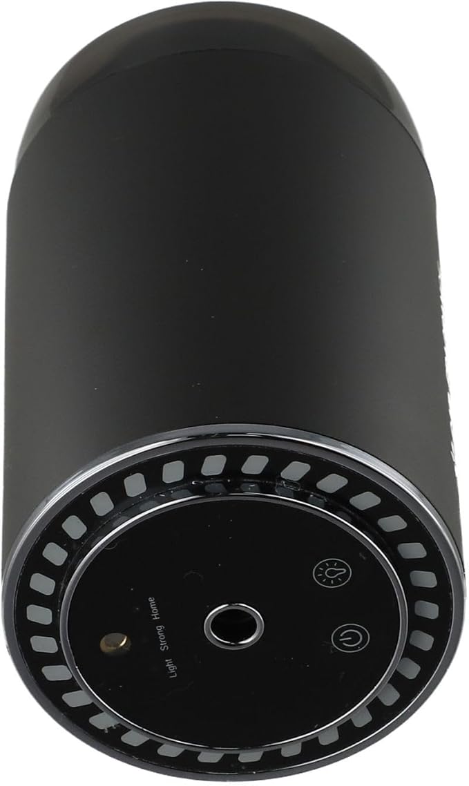 Portable Car Aroma Diffuser and Air Purifier with Humidifier, Intelligent Auto Function, 3-Level Adjustable Scent Modes, 500mAh Rechargeable Battery, Compact Aluminum Alloy Build for Relaxing Travel