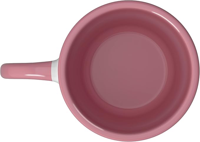 Relaxation Breathing Vagus Nerve Stimulation, Stress Relief Ceramic Mug, Pink/White