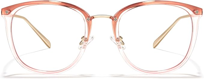 Cyxus Blue Light Glasses for Woman, Fashion Computer Glasses on Office Reduce Eye Strain Anti Migraine for Working Reading