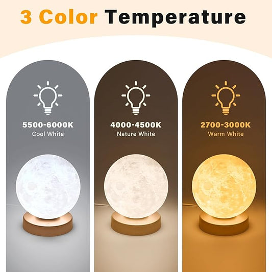 Light Therapy Lamp,10000 Lux Sun Lamp with 3 Color Temperatures,Adjustable Brightness,Timer & Memory Function, Happy Daylight Lamp,Full Spectrum Light with Remote Control for Home, Office