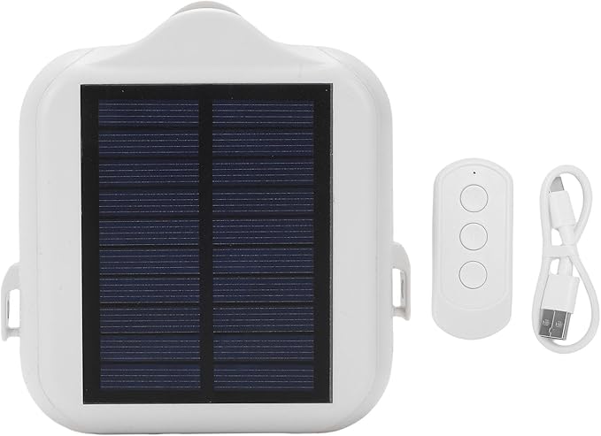 Yunseity Automatic Curtain Opener, Solar Powered Curtain Opener and Closer Smart Curtain Robot with APP and Voice Control for Roman Rods and U Shaped Tracks