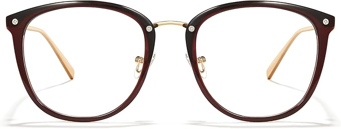 Cyxus Blue Light Glasses for Woman, Fashion Computer Glasses on Office Reduce Eye Strain Anti Migraine for Working Reading