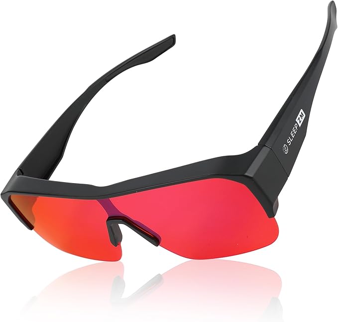 100% Fitover Blue Light Blocking Glasses - Better Sleep Eye Strain Protection - Computer Gaming Women Men
