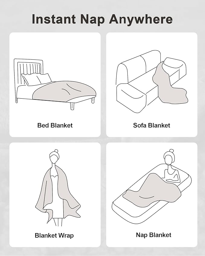 Ultra-Soft Weighted Blanket 15 lbs for Adults, Plush Sherpa Fleece Reversible Weighted Throw Comfort for Relaxation & Cozy Evenings, Hug-Like Security, Evenly Distributed, W60 x L80, Cream White