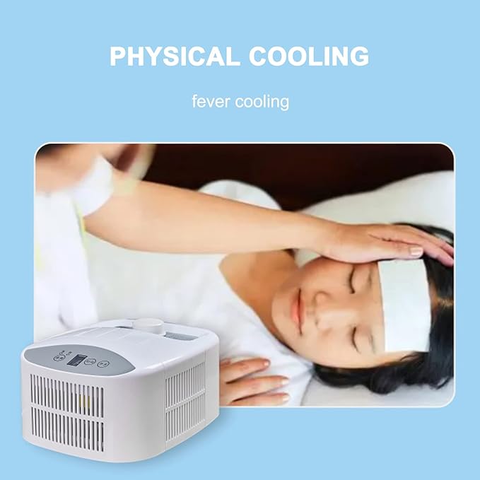 Water Bed Cooler Ideal for Hot Sleepers, Bed Cooling System Portable for Hot Sleeper and Night Sweat Mattress Cooling Pad Quiet Cooling Mattress Pad for Bed, Helps Soothe Stress(Size:0.7 * 1.6m)