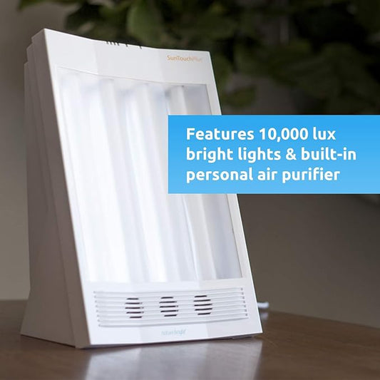 Nature Bright SunTouch Plus Light and Ion Therapy , White