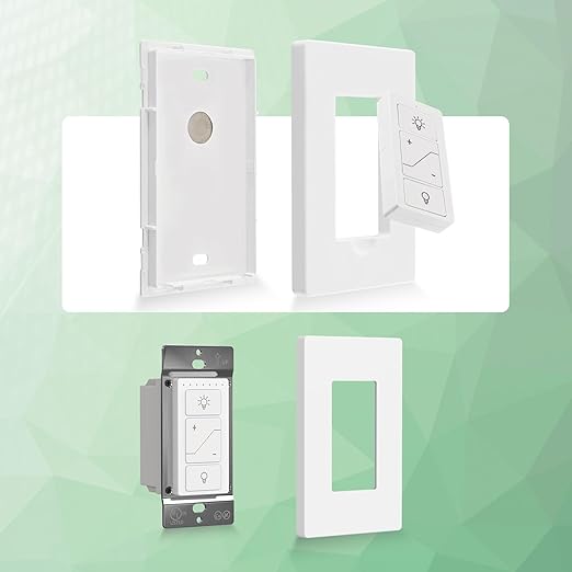 Dimmer Switch, Remote Light Switch with Wireless Remote Control, Bluetooth & Alexa Voice Compatible, Single Pole for Dimmable LED/CFL/Incandescent Lights, Neutral Wire Required