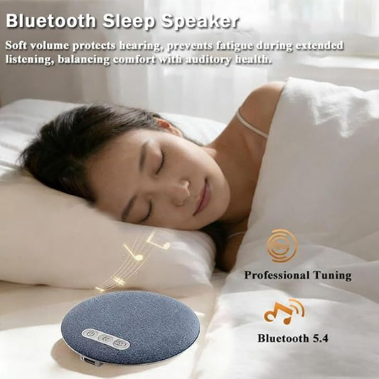 2026 New Sleep Pillow Speaker,Under Pillow Speaker Bluetooth,Comes withVolume Control & Auto-Off Timer,Wireless Sleep,Ideal for People who Sleep on Their Side (A)