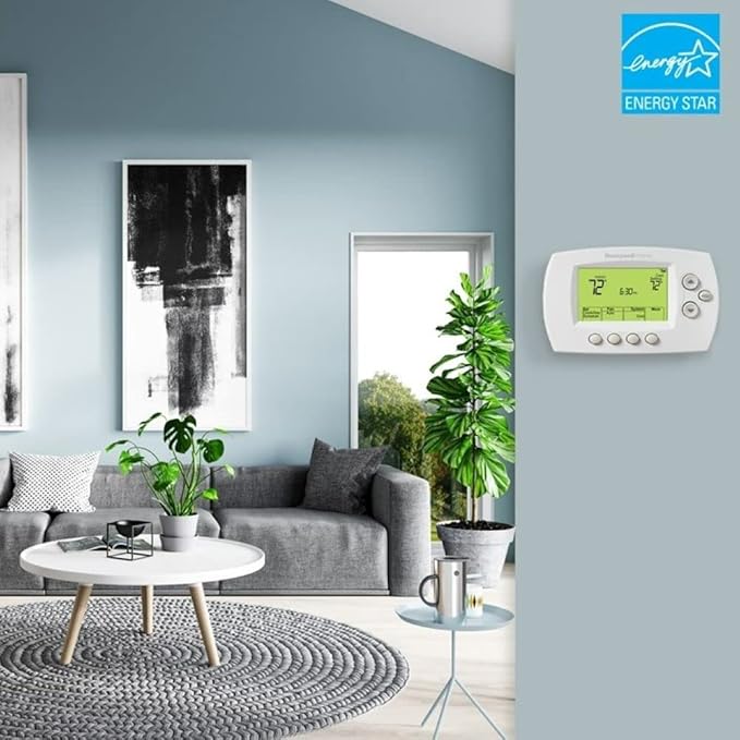 Honeywell Home RTH6580WF Wi-Fi 7-Day Programmable Thermostat, White