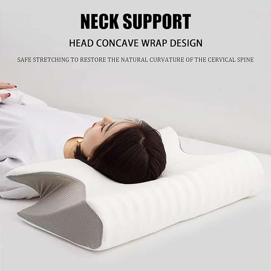 Sleep Apnea Pillow, Premium Memory Foam Pillow for Neck Pain Relief, Premium Ergonomic Pillows Side Sleeper for Adults