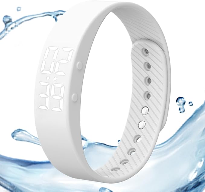 Smart Bracelet – Smart Wristband Activity Fitness Tracker, Waterproof Watch Monitor with Pedometer for Running Exercise Workout Gym Walking Calories, Compatible for Men Women Daily Fitness Tracking