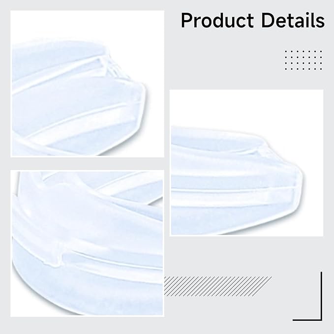 Night Anti-Grinding Mouth Guard, Anti Snore Mouthpiece, Bruxism Mouthguard, Sleep Aid, Eva Material, Storage Case Included