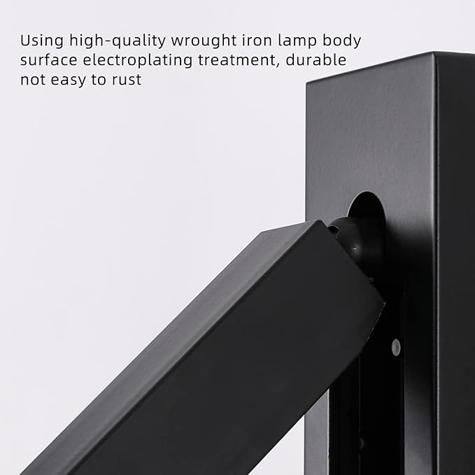 Wall Mounted Reading Light with USB, LED Bedside Reading Light with Switch, Adjustable Recessed Headboard Reading Lights Wall Sconce for Reading, Hardwired Reading Spotlight for Bedroom (Black)