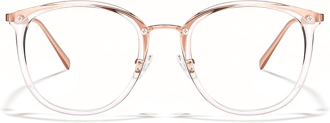 Cyxus Blue Light Glasses for Woman, Fashion Computer Glasses on Office Reduce Eye Strain Anti Migraine for Working Reading