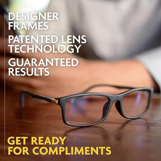 Prospek Blue Light Blocking Glasses - Clear Lens for Office & Meetings, Professional Style for Men Women, Reduce Eye Strain