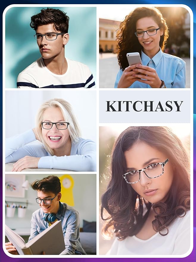 2 Pack Reading Glasses,Upgraded TR Blue Light Blocking Reading Glasses,Filter UV Ray/Glare Computer Readers,Stylish Lightweight Spring Hinges Eyeglasses for Women Men(2-pack Black,2.0)