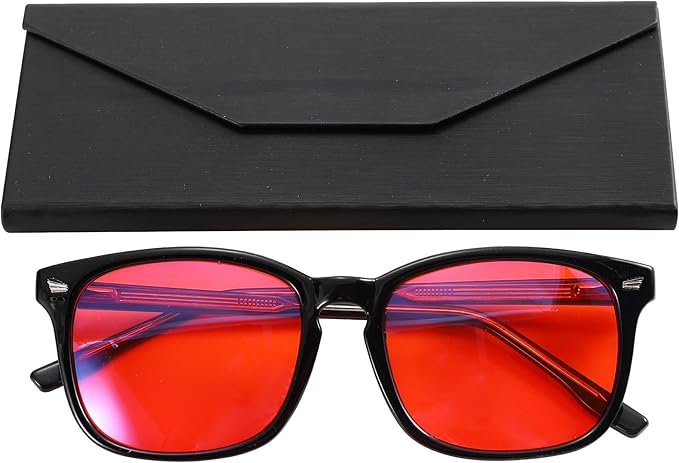 100% Blue Light Blocking Glasses - Better Sleep Anti Eye Strain Protection - Computer Gaming Women Men
