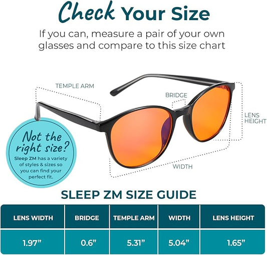 100% Blue Light Blocking Glasses - Better Sleep Anti Eye Strain Protection - Computer Gaming Women Men