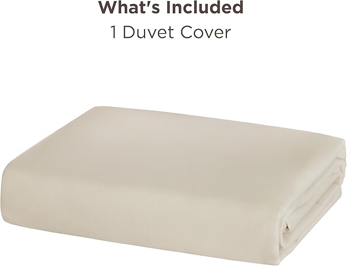 Bedsure Duvet Cover Full Size - Only Includes 1 Duvet Cover (80"x90"), Hotel Luxury Soft Double Brushed All Season Bedding for Kids & Adults, Zipper Closure, NO Comforter, Linen