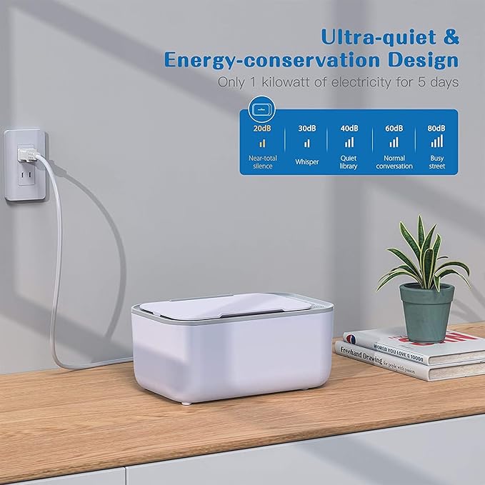 Deluxe Baby Wipe Warmer and Baby Wet Wipes Dispenser Smart Precise Temperature Control with Multiple Heating Modes Large Capacity Diaper Wipe Warmer(White)