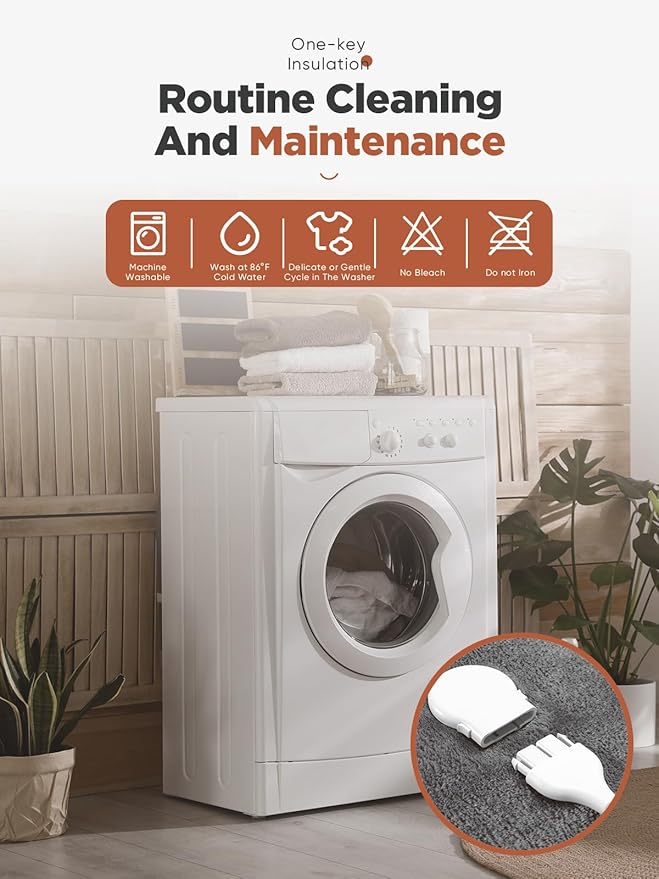 Heated Throw Blanket with 1-9 hrs Timer Auto-Off & 8 Heating Levels,Flannel Electric Blanket Throw ETL Certification,Machine Washable Full Body Warming Blankets