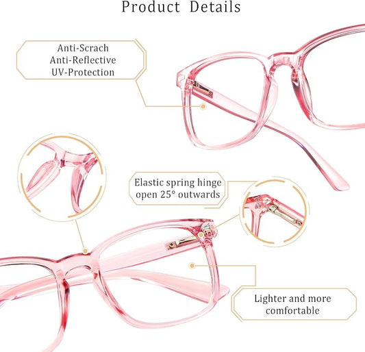 LifeArt Blue Light Blocking Glasses, Anti Eyestrain