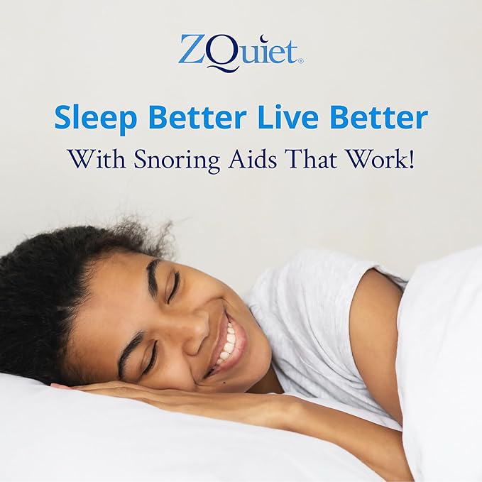 ZQuiet, Anti-Snoring Mouthpiece, Comfort Size #2, Single Refill, Blue Made in USA, BPA-Free, Medical-Grade Material