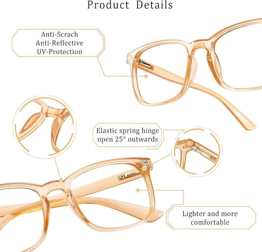 LifeArt Blue Light Blocking Glasses, Anti Eyestrain