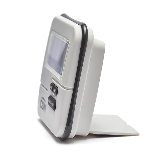 CDN Waterproof Kitchen Timer | Big Digital Display | 90-Second Loud Alarm with Flashing Light | Shatterproof & Steamproof | Magnet & Stand Mount | Ideal for Chefs | TMW1