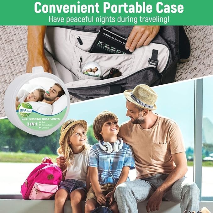 Anti Snoring Devices for Women Men, Soft and Comfortable Material, Easy to Use&Clean