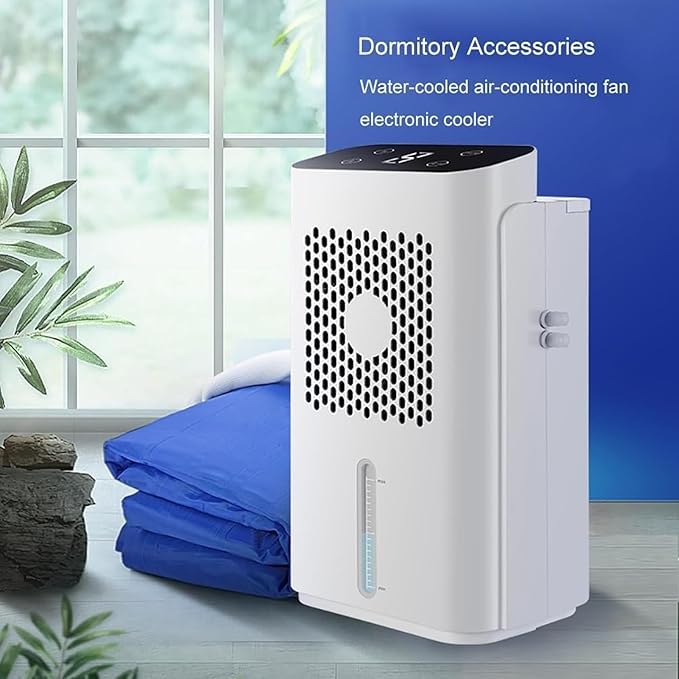 Summer Water Cooling Mattress Pad, Bed Cooling System with Air Conditioner and Touch Screen, Keeps Sleepers Cool, PVC Sleeping Ice Pad for Bed & Sofa,160×140cm
