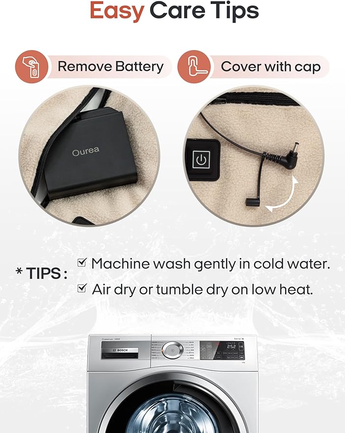 ZonLi Heated Blanket Battery Operated, Wearable Portable Electric Blanket with Rechargeable Battery, 50"x60" Cordless Heated Blanket, Waterproof, Machine Washable(Marble Pattern)
