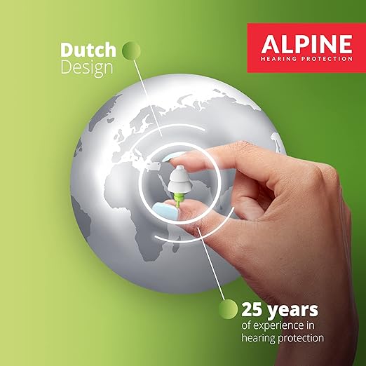 Alpine SleepSoft Sleeping Earplugs - Ultra Soft Filter for Side Sleeper - Reduce Noises & Improve Sleep - Reusable, Hygienic, Hypoallergenic Hearing Protection for Adults with Long Lasting Comfort