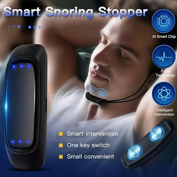 Snore Stopper, Anti Snoring Device Automatic Smart Snore Stopper