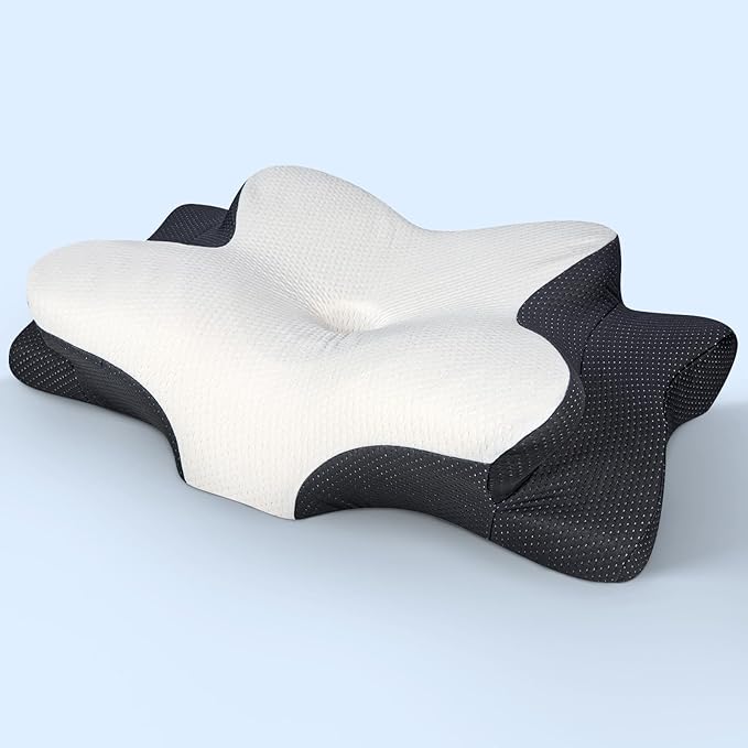 Adjustable Memory Foam Sweet Sleeping, Odorless Ergonomic Contour Neck, Orthopedic Bed Pillow