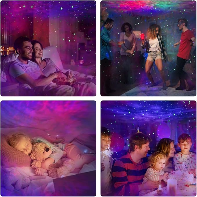 Panamalar Smart Star Projector, WiFi Galaxy Light Projector Nebula Cloud Projector with APP Control,Timer,Alexa Voice Control, Starry Sky Projector Night Light for Bedroom Kids Party Gift