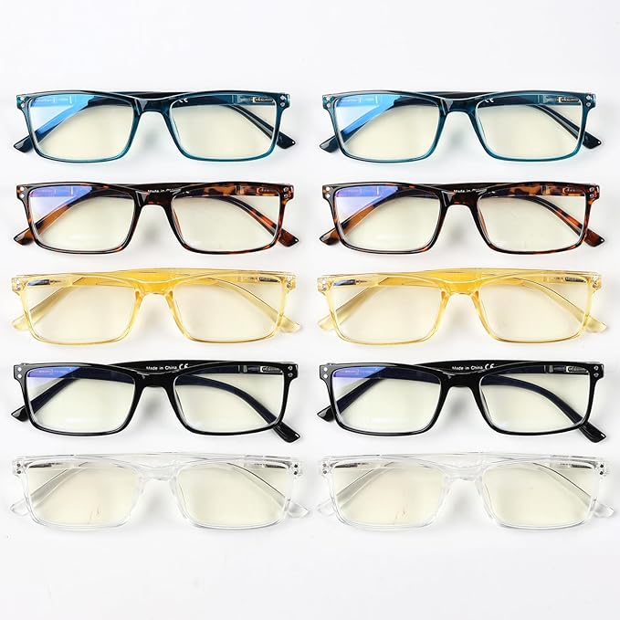 Eyekepper 4-pack Reading Glasses Blue Light Blocking Women Cat Eye Readers