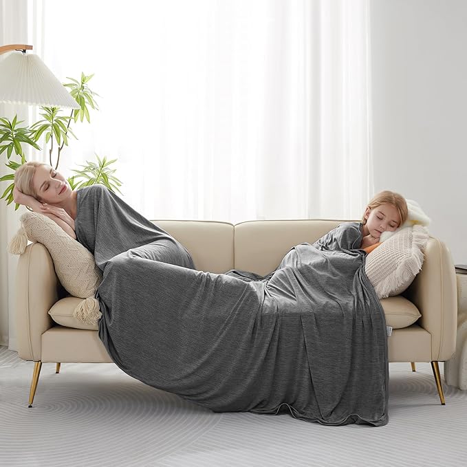 Marchpower Cooling Blanket for Hot Sleepers King Size, Arc-Chill Cooling Blanket with Double-Sided Design, Japanese Cooling Fiber Absorbs Body Heat, Lightweight Soft Cold Blankets for Sleeping Summer