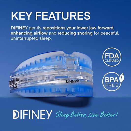 Anti Snoring Device: FDA-Cleared Snoring Solution – Adjustable Snore Stopper Mouth Guard for Men & Women – Anti Snoring Mouthpiece to Improve Sleep – Reusable Night Use