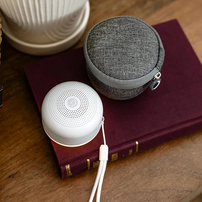 Yogasleep Crush-Resistant Travel Case for Travel Mini White Noise Sound Machine, Provides Protection While Traveling, Double Stitch Zipper, Protection from Scratches & Water Splashes (Gray)